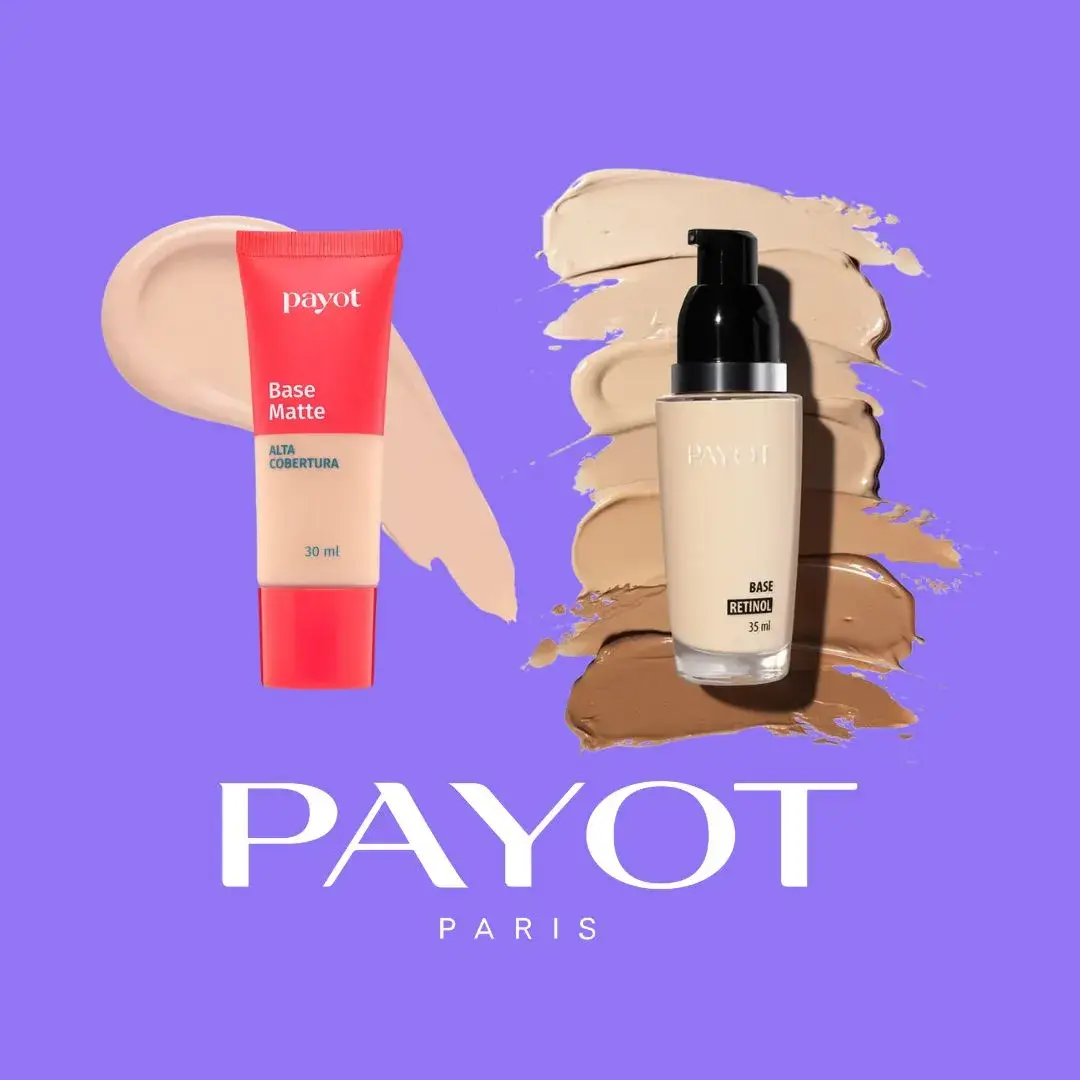 Bases Payot Alta Cobertura e Retinol